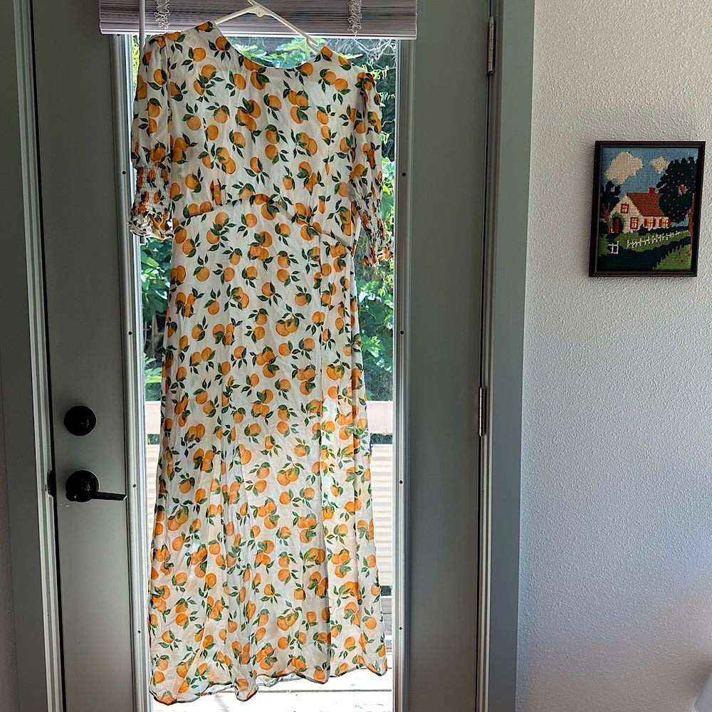 Nobody’s Child Fruit Midi Dress